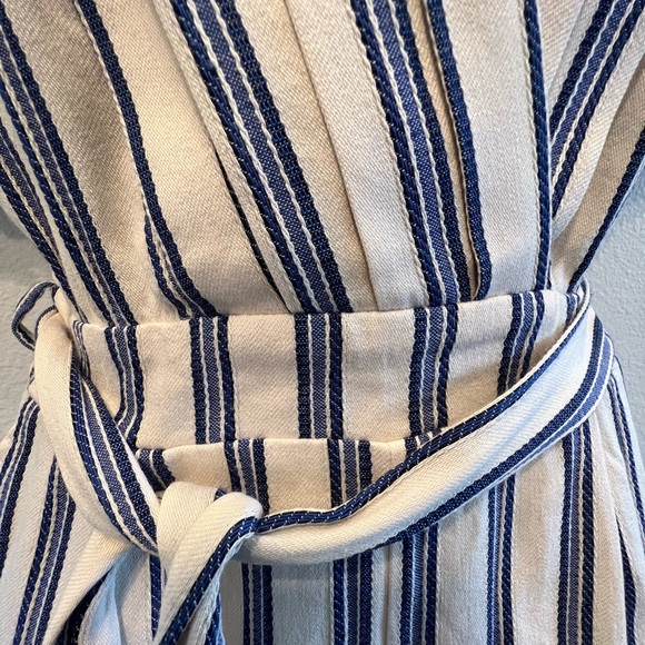 Anthropologie Greylin Blue Striped Josie Romper Shorts Size XS - Picture 5 of 15